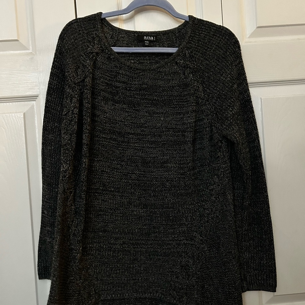 Black/Grey Sweater for Women xxl